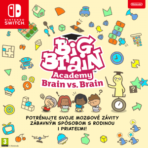 Potrénujte své mozkové závity zábavným způsobem s rodinou i přáteli v Big Brain Academy: Brain vs. Brain na Nintendo Switch