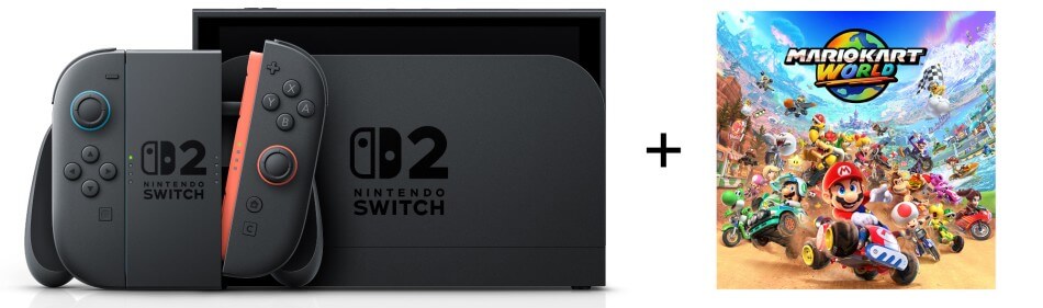 Produktový obrázok Nintendo Switch 2 s&nbsp;hrou Mario Kart World